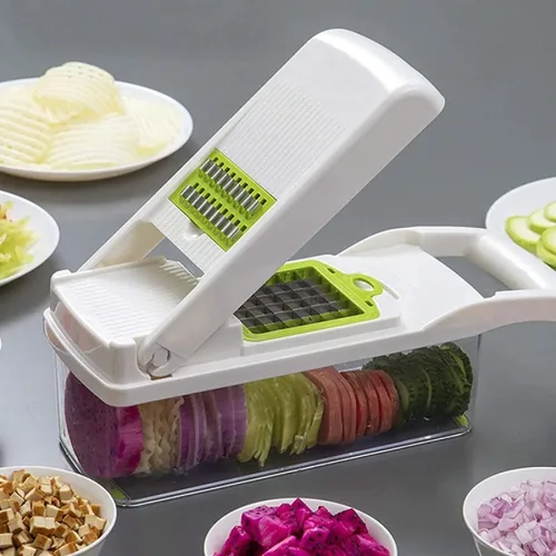 Vista 2 de Cortador Rallador Frutas Picador Verduras Manual chopper .CV