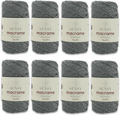 Vista 38 de Cuerda de poliéster Sensy Premium de 3 mm, 120 metros, 100% cordón de polipropileno, cuerda de macramé de 3 mm, cordón para bolsos de ganchillo
