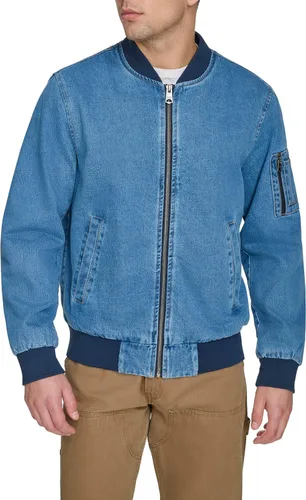Vista 36 de Levi's MA-1 Flight chamarra satinada sin relleno para hombre