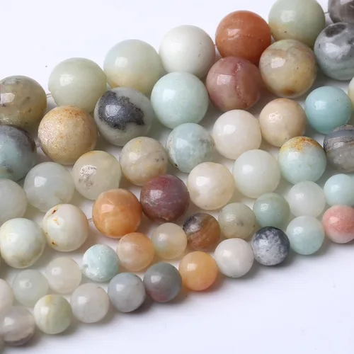 Vista 64 de 90 PIEZAS 4MM Cuentas de Piedra Sangrienta Africana Cuentas de Piedras Preciosas Naturales Redondas para Hacer Joyas DIY Piedra de Energía
