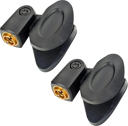 Vista 12 de 5 Core Clips de micrófono para soportes, 6 piezas, soporte universal ajustable con adaptadores de tornillo de 5/8 a 3/8 pulgadas, fácil instalación