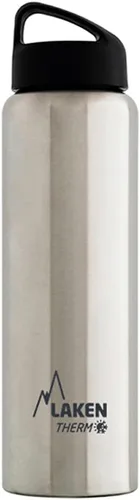Vista 38 de Laken Thermo Classic - Botella de agua de acero inoxidable aislada al vacío de boca ancha Azul