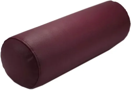 Vista 6 de Almohada larga de cuero, almohada cervical para el cuello, almohada cilíndrica decorativa, almohada redonda multifuncional para rodilla