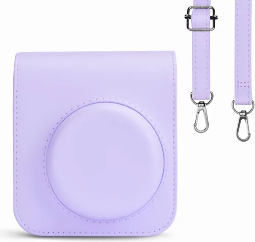 Vista 14 de Rieibi - Estuche para cámara compatible con Fuji Instax Mini 12 - Funda de transporte para cámara instantánea Fujifilm Instax Mini 12 - Funda mini