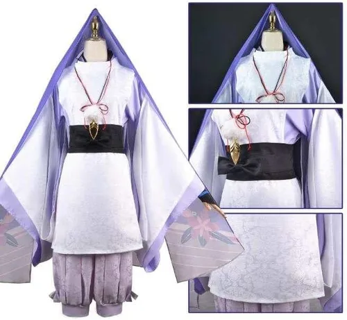 Vista 2 de Cosplay Life SANBING Genshin Impact - Disfraz completo de anime RPG con peluca para cosplay