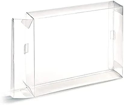 Vista 4 de WICAREYO 10Pcs Clear Box Case Sleeve CIB Protector for Playsation 2 PS2 Xbox Wii Wii U Gamecube