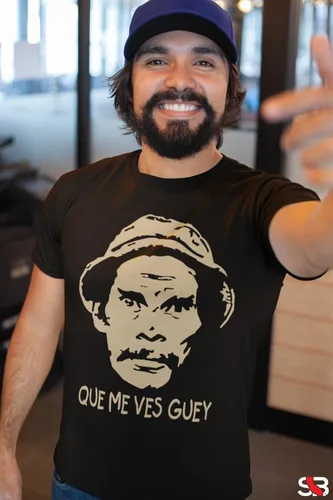 Vista 4 de ShirtBANC Que Me Vez Guey El Chavo del Ocho Don Ramon Camisa