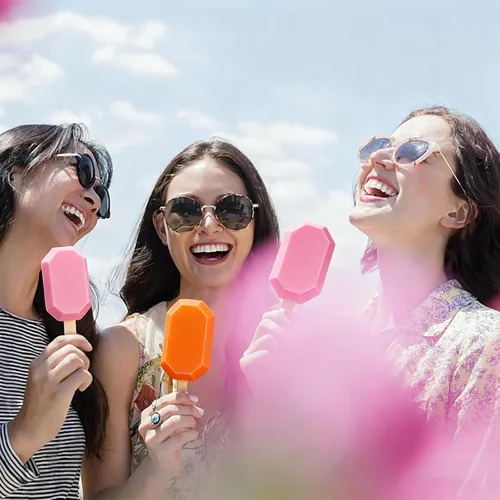 Vista 5 de Herramienta de helado, herramienta de barra de hielo de silicona multirejilla, a prueba de calor, reutilizable, herramienta para hacer helados