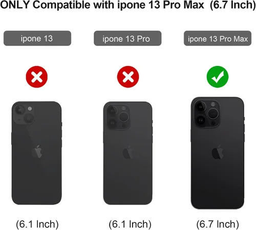 Vista 6 de Funda magnética para iPhone 13 Pro Max, compatible con Magsafe, con purpurina transparente, corazón, red de red, delgada, suave, protector de cámara