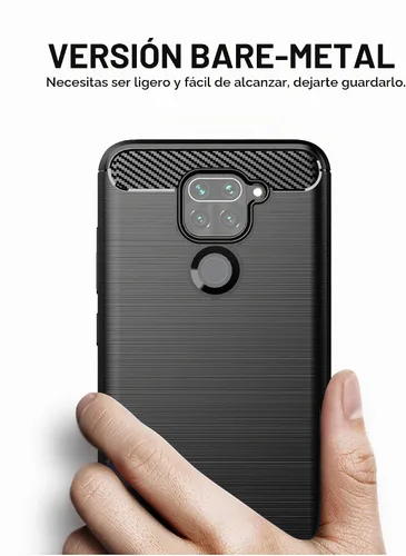 Vista 4 de Asuwish Funda de teléfono para Xiaomi Redmi Note 9 / Redmi 10X 4G con protector de pantalla de vidrio templado y accesorios para celda, silicona TPU