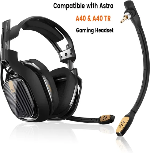 Vista 4 de weishan Cable de micrófono y audio A40, repuesto para auriculares para juegos Astro A40 TR