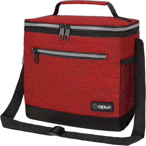 Vista 13 de opux Lonchera térmica para hombres y mujeres, bolsa de almuerzo para el trabajo y la escuela, a prueba de fugas, hielera suave tipo tote