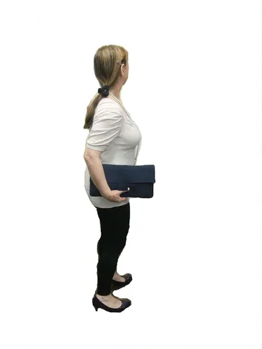 Vista 4 de LONI Bolso de mano grande de charol sintético para mujer, bolso de hombro para boda, fiesta, fiesta de graduación
