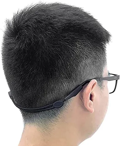 Vista 3 de Junsika Correa ajustable sin cola para gafas para hombres, mujeres, niños, deportes, gafas de sol, correa de soporte