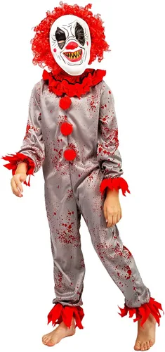 Vista 2 de Disfraz de payaso para niños para Halloween