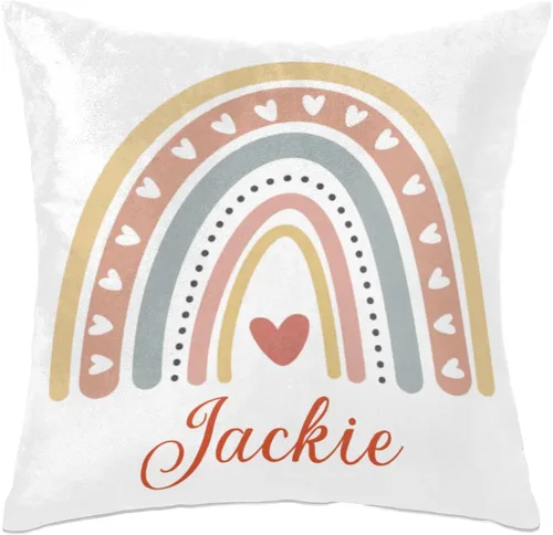 Vista 26 de Funda de almohada personalizada con nombre de bebé para bebé, niño y niña, almohada personalizada con nombre, almohada personalizada para sofá