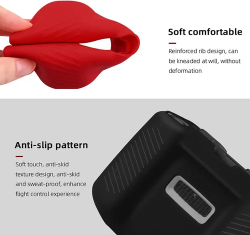 Vista 4 de CAPART Funda protectora de silicona para DJI RC-N1 RC-N2 RC-N3 Controlador remoto de DJI NEO Mini 4 Pro Mini 3 Mini 3 Pro Protector