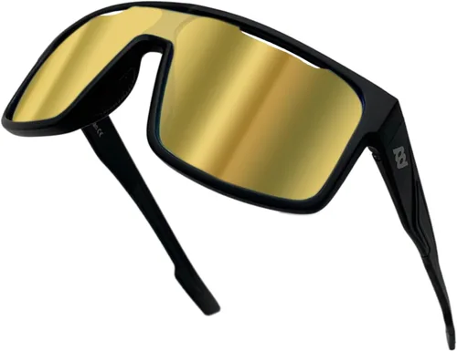 Vista 14 de POLARS DESIGN Deportes al aire libre Polarizado envoltura alrededor de Ciclismo Gafas de sol para hombres y mujeres TR90 Marco UV Protección