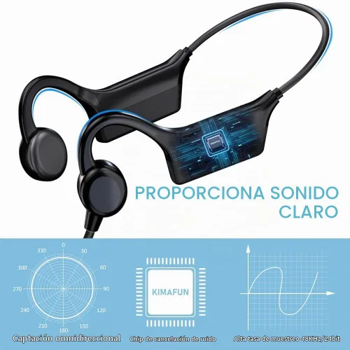 Vista 4 de KIMAFUN GWP91 - Micrófono inalámbrico de 2.4 G, impermeable IP67, a prueba de sudor, para aeróbic acuático, entrenador de natación, instructor