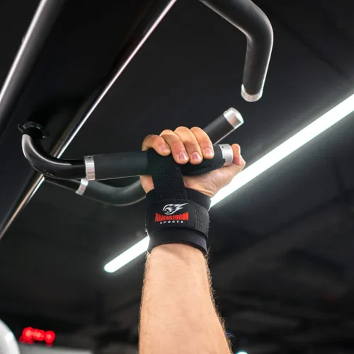 Vista 5 de Correas de Levantamiento Premium, Correas de Muñeca para Gimnasio, Correas de Muñeca para Levantamiento de Pesas, Correas de Gimnasio