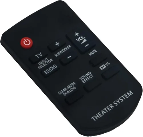 Vista 3 de N2QAYC000027 Control remoto de repuesto para sistemas de audio de cine en casa Panasonic SC-HTB10 SC-HTB500