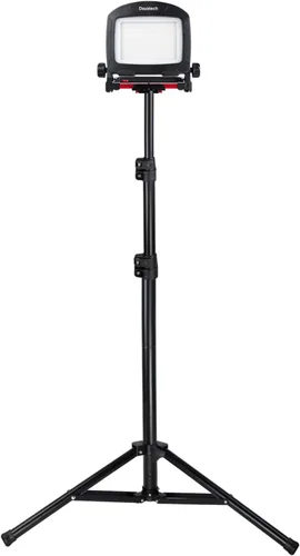 Vista 8 de Luz de trabajo LED de doble cabeza de 180 W 20000 lúmenes con soporte para trípode, 4 brillos ajustables, cable de alimentación impermeable IP 65