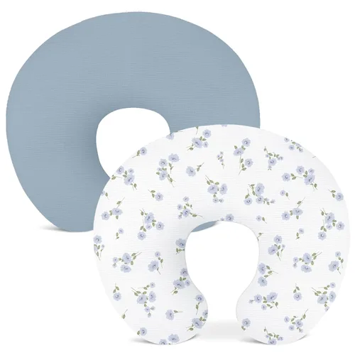 Vista 22 de Fundas de almohada de lactancia, funda de muselina para almohadas de lactancia, cómodas para bebés niñas y niños (beige)