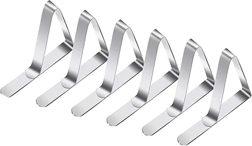 Vista 3 de Paquete de 30 clips para mantel, abrazaderas para manteles y herramientas para decoración del hogar, abrazadera/gancho resistentes (30)