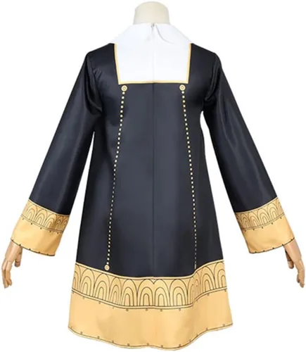 Vista 4 de AnyaForger - Disfraz de anime para mujer, uniforme de fiesta de Halloween
