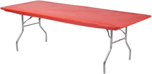 Vista 13 de Kwik-Covers Protectores para mesa rectangulares, de 6 pies, de plástico, de 30 x 72 pulgadas. Paquete de 5 unidades., Negro
