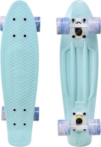 Vista 11 de Cal 7 - Patineta cruiser mini de plástico completa de 22 pulgadas