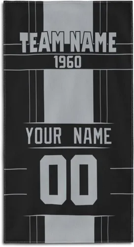 Vista 22 de ANTKING Toalla de playa Cleveland de 32 x 52 pulgadas, personalizada con cualquier nombre y número para hombres, mujeres y jóvenes, regalos