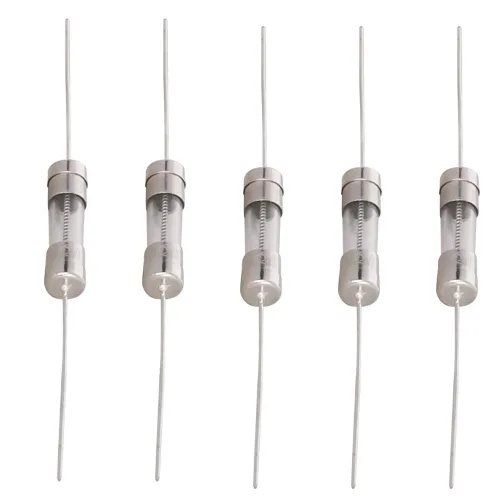 Vista 7 de Fielect 30 fusibles de tubo de vidrio axiales con cable de plomo, 0.142 x 0.394 in, 3.15 A, 250 V, fusibles de retardo de tiempo para reemplazar