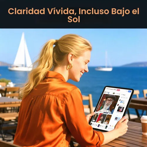 Vista 9 de 13.4 pulgadas Las mejores tabletas Android 15 de 2025 con teclado y lápiz, pantalla grande de 13+ pulgadas Tablet PC 2 en 1 con estuche, lápiz