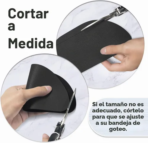 Vista 4 de LOPNUR Paquete de 2 recolectores de bandeja de goteo para refrigerador Negro