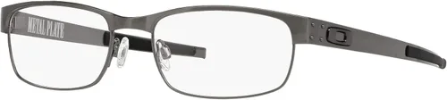 Vista 2 de Oakley Ox5038 - Marco rectangular de titanio para lentes graduados con placa de metal para hombre