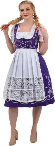 Vista 4 de 3-Piece largo alemán Partido Oktoberfest Camarera de vestido