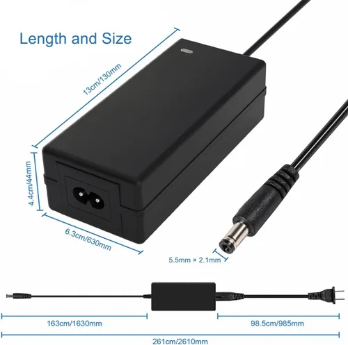 Vista 7 de Adaptador de fuente de alimentación de 100-240V a 12V para luces LED