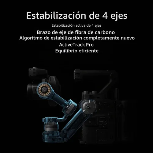 Vista 3 de DJI Ronin 4D-6K, estabilización de 4 ejes a par con una plataforma, diseño modular altamente integrado, cámara cardán de marco completo, grabación