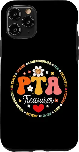 Vista 10 de iPhone 15 Parents Teacher Association Team Supporter PTA Treasurer Case