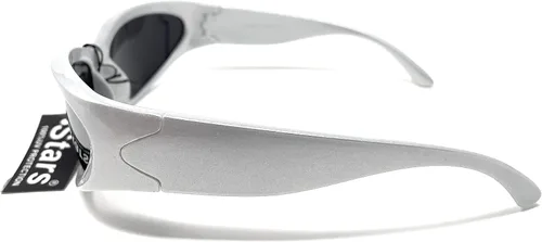 Vista 6 de Gafas de sol envolventes de moda urbana para mujeres y hombres, tonos ovalados de moda