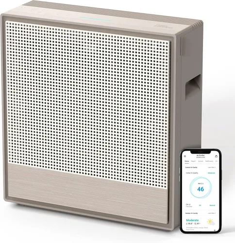 Vista 11 de COWAY Airmega 250 - Purificadores de aire para habitaciones grandes del hogar, hasta 1860 pies cuadrados, prefiltro lavable y filtro HEPA para humo