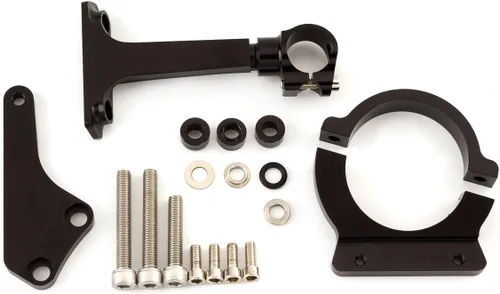 Vista 2 de FXCNC Racing motocicleta CNC amortiguador de dirección estabilizador amortiguador de montaje kit compatible con Kawasaki NINJA 600R 650R ER6N ER-6N