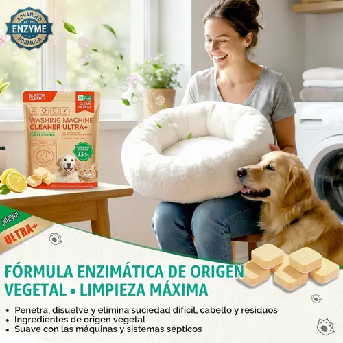 Vista 4 de BLASTIX Limpiador de lavadora Fórmula ultra 73.7% más fuerte para dueños