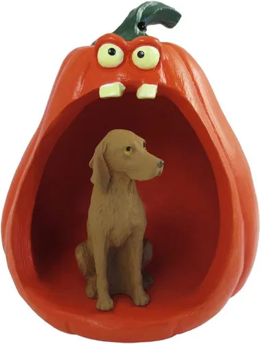 Vista 132 de Conversation Concepts Figura de Corgi galés de Halloween y calabaza Welsh Corgi Pembroke