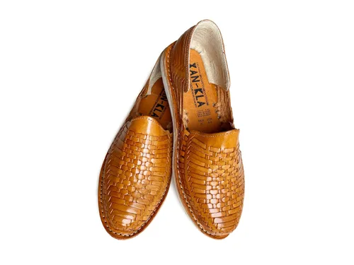 Vista 3 de Mens huarache sandal dominoes Camel
