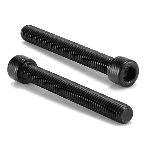 Vista 9 de Tornillos pernos de cabeza hexagonal de 1/2-13 x 1, 10 piezas de acero inoxidable 304 18-8, accionamiento hexagonal Allen, rosca completa, óxido