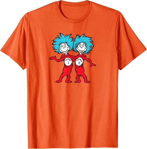 Vista 80 de Dr. Seuss Thing 1 Thing 2 Buddies - Camiseta Negro