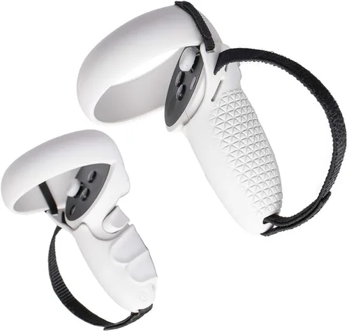 Vista 8 de Juego de cinco piezas de interfaz facial VR y cubierta de agarre para controlador táctil compatible con Quest 2