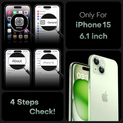 Vista 396 de TOCOL Funda para iPhone 11, compatible con Magsafe, protección completa de cámara, imanes integrados, protección contra caídas, funda translúcida